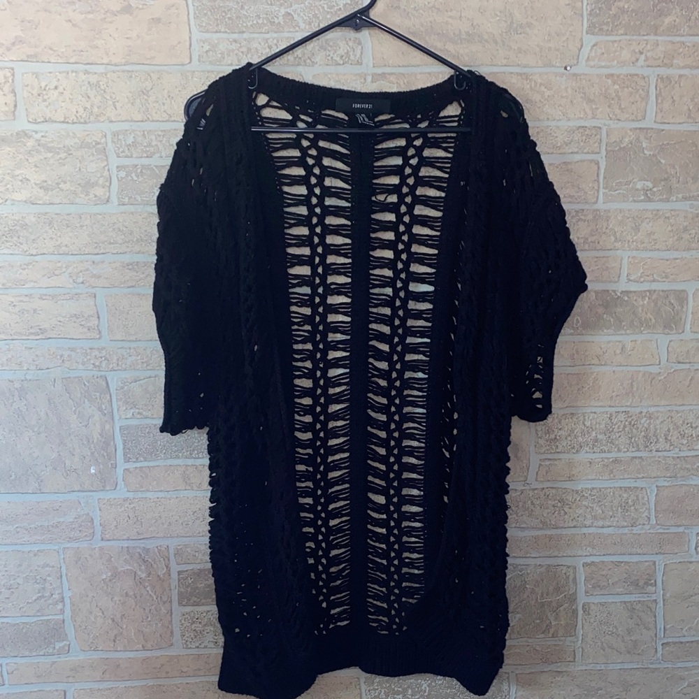 Forever 21 Black Knit Sweater